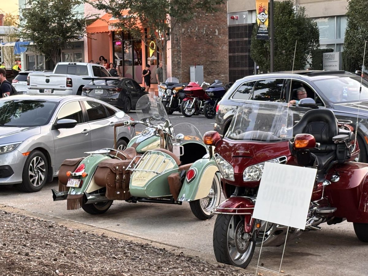 These were a couple of bikes visible downtown.