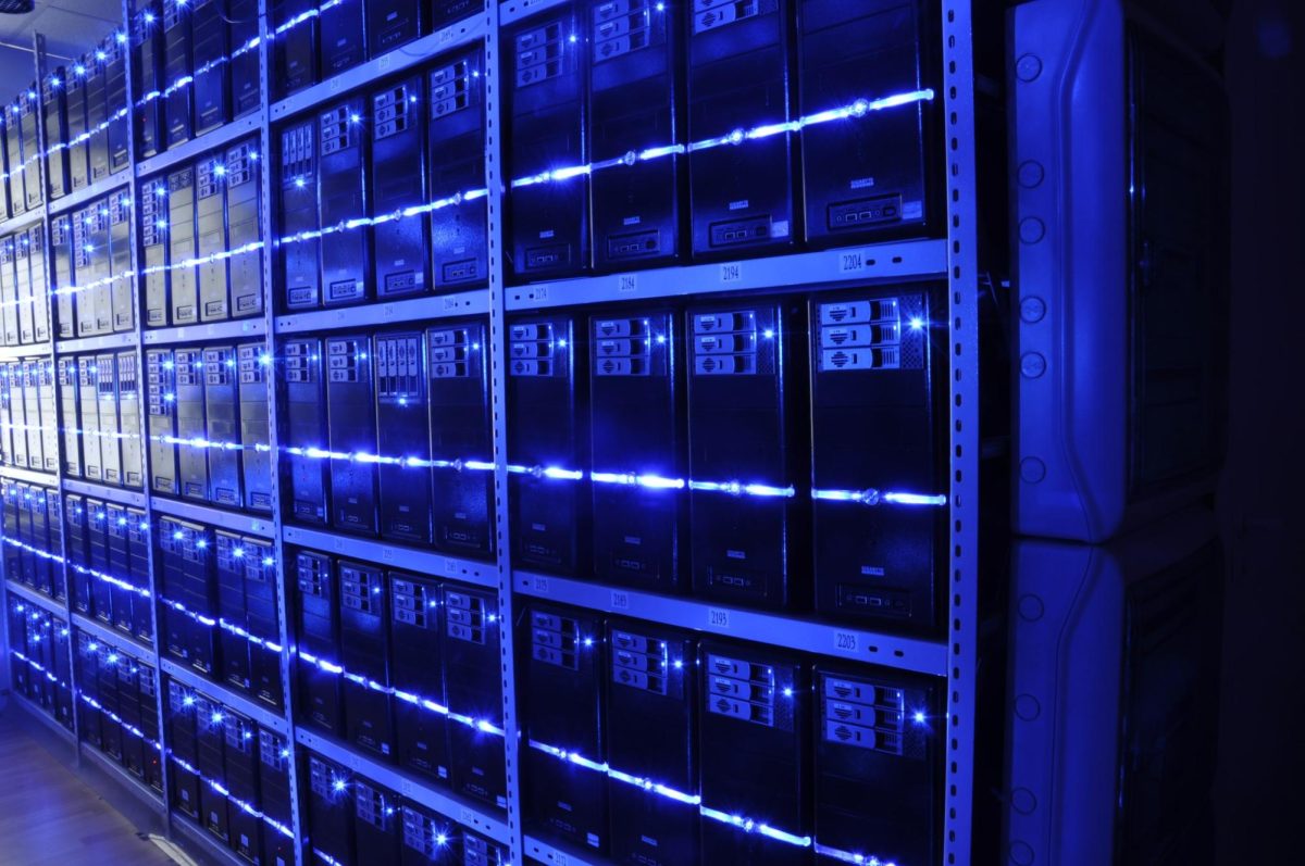 Displayed above is a server room of BalticServers.  Photo Courtesy of BalticServers/Wikimedia Commons
