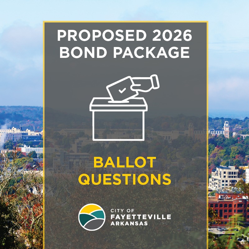 The city of Fayetteville's website provided information about the entirety of the proposed 2026 bond package.