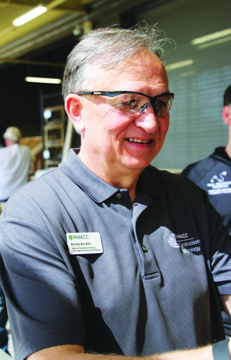 Ray Taylor, director of Construction Technology at NWACC, said in a Facebook post that 55 beds were constructed on March 13.